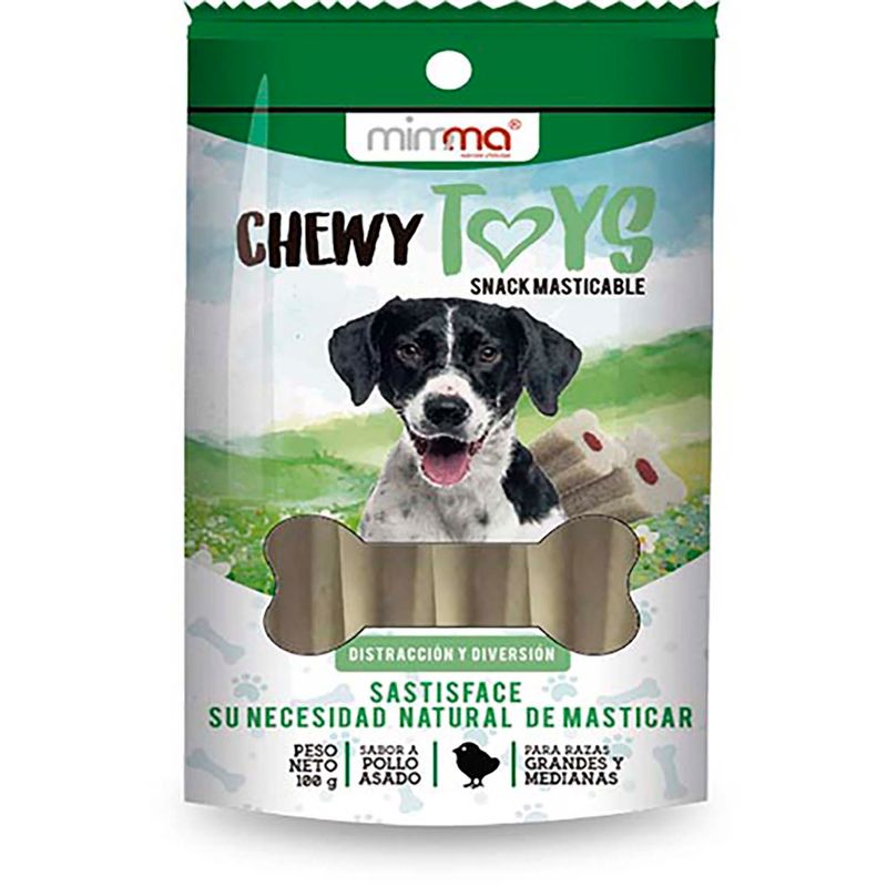 Snack-masticable-para-perros-con-sabor-a-pollo-asado--100-gr