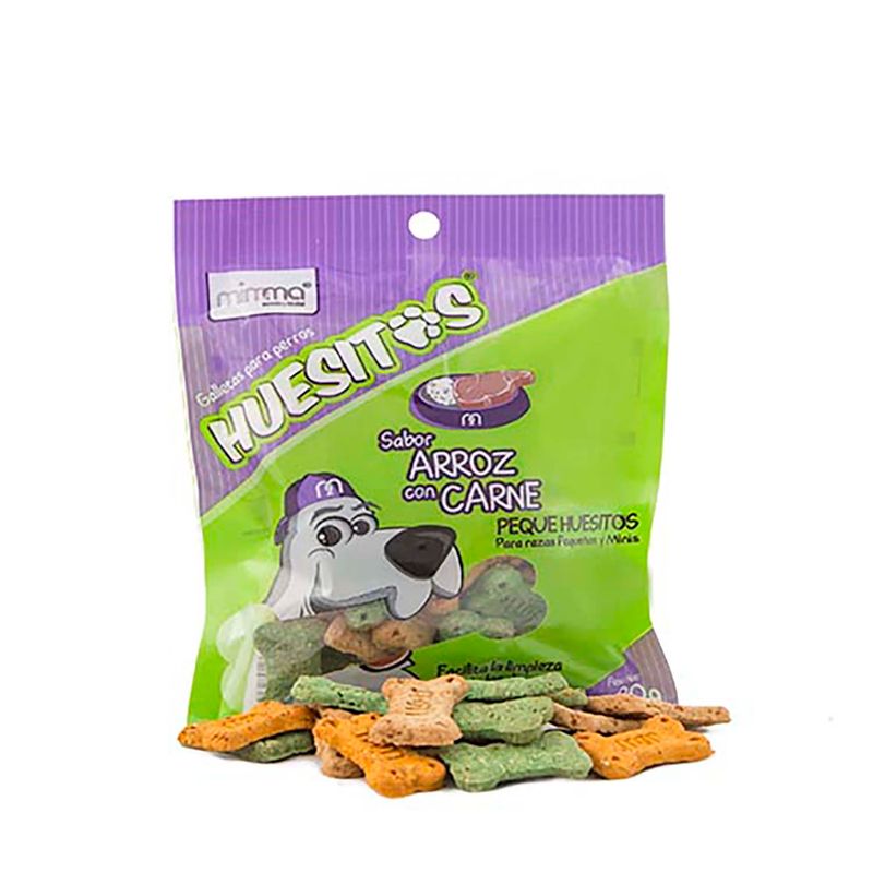 Galletas-para-perros-pequeños-con-sabor-a-arroz-con-carne--80-gr