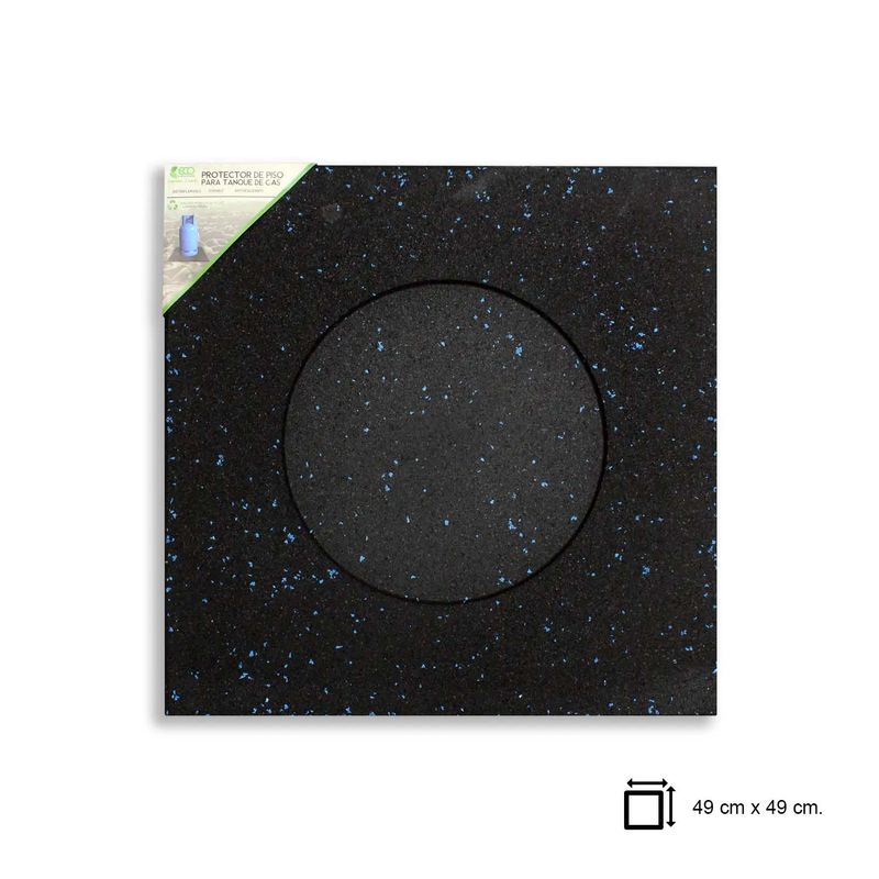 Protector-de-piso-para-tanque-de-gas-con-puntos-azules-de-49-cm-x-49-cm-a-base-de-caucho-reciclado
