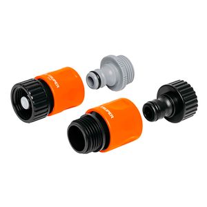 Juego de 5 conectores 3/4" rápidos de ABS, sistema click - TRUPER