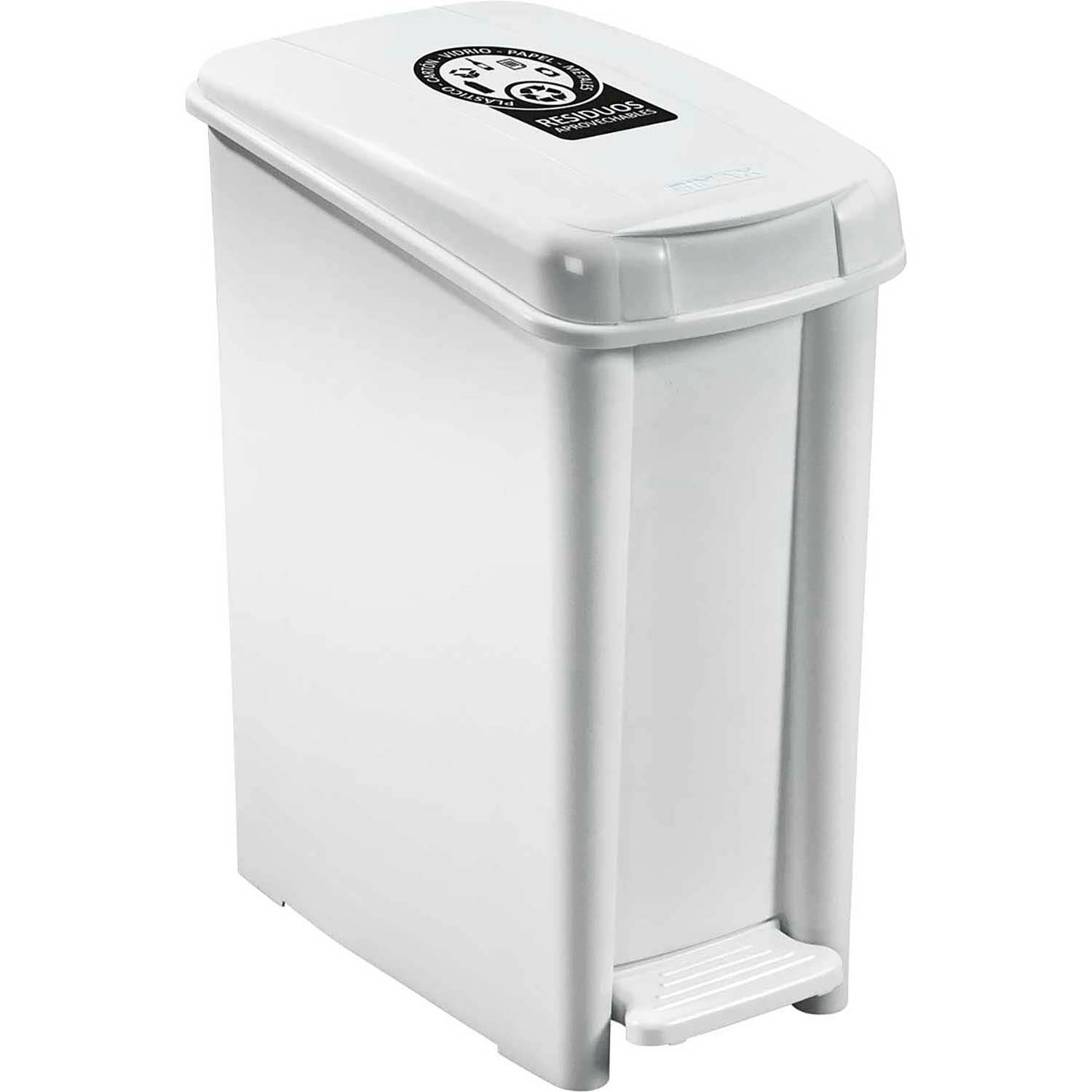 Basurero sales pedal plastico