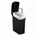 Basurero-de-pedal-de-10-l-con-tapa-de-cierre-seguro-para-propositos-de-reciclaje.-Para-RESIDUOS-NO-APROVECHABLES