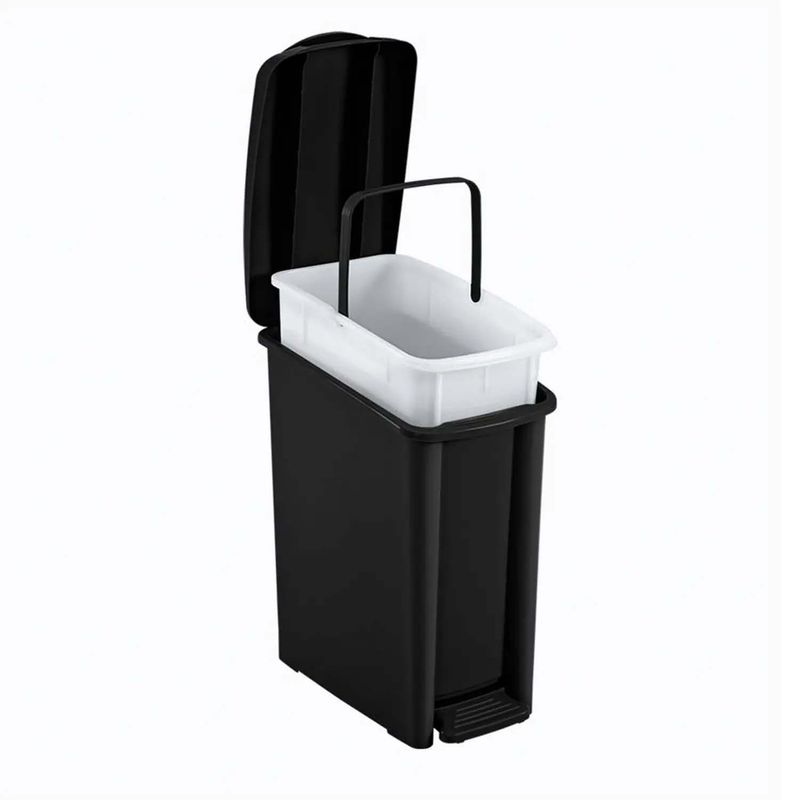 Basurero-de-pedal-de-10-l-con-tapa-de-cierre-seguro-para-propositos-de-reciclaje.-Para-RESIDUOS-NO-APROVECHABLES