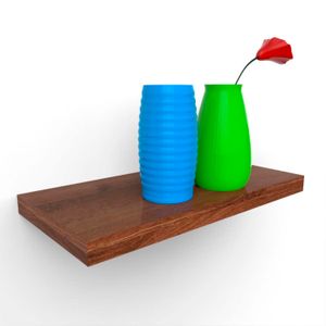 Repisa flotante de melamínico de 60 cm x 25 cm x 3.6 cm - MUEBLE FACIL