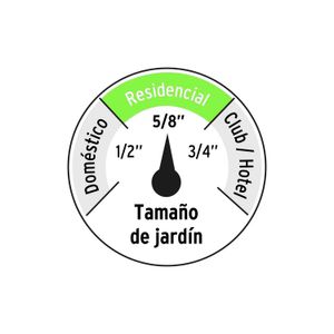 Manguera 5/8" super reforzada 4 capas 30 m conexiones metal - TRUPER