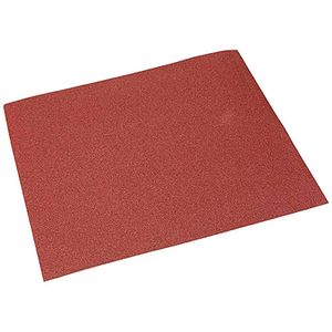 Lija de esmeril roja grano 80 de óxido de aluminio - TRUPER