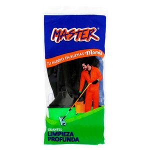 Guantes de caucho bicolor multiusos de talla 8; 1 par - MASTER