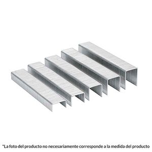Caja con 1000 grapas 9/16" corona 10.7 mm para ET-50 - TRUPER
