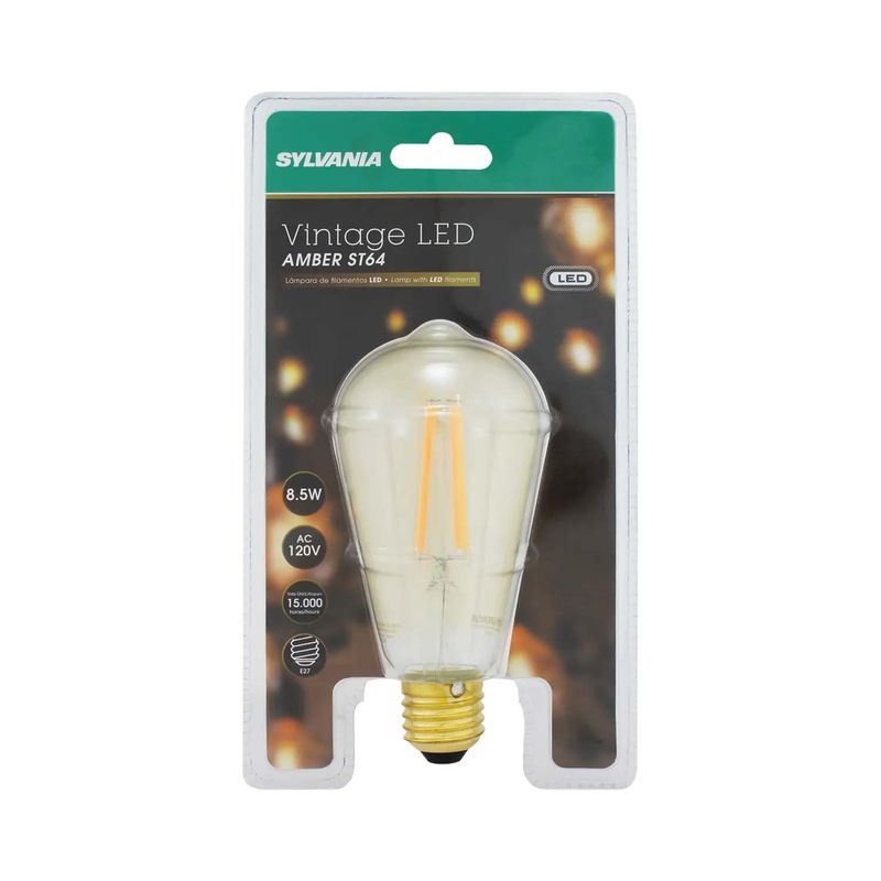 Foco-LED-con-filamentos-de-8.5-Watts-estilo-vintage-luz-calida-base-E27
