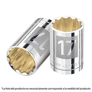 Dado de 19 mm, 12 puntas, cuadro 1/2" - TRUPER