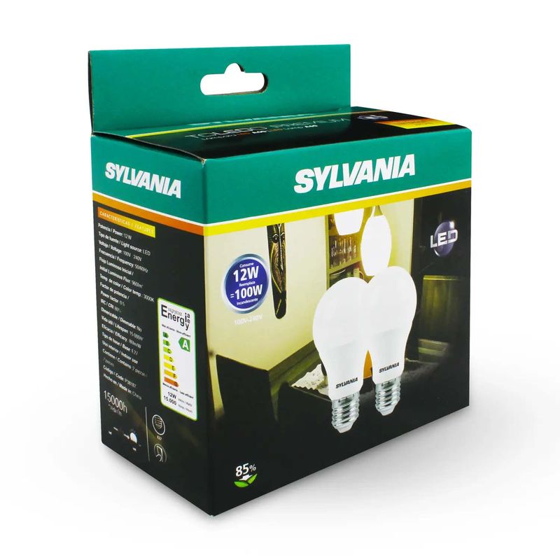 Duo-pack-de-focos-LED-tipo-bombillo-de-12-Watts---960-lumenes-Base-E28