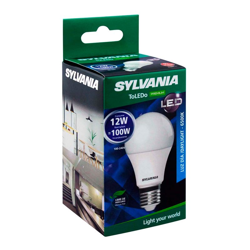 Foco-LED-tipo-bola-A60-de-12-Watts-de-luz-de-dia-para-boquillas-E28