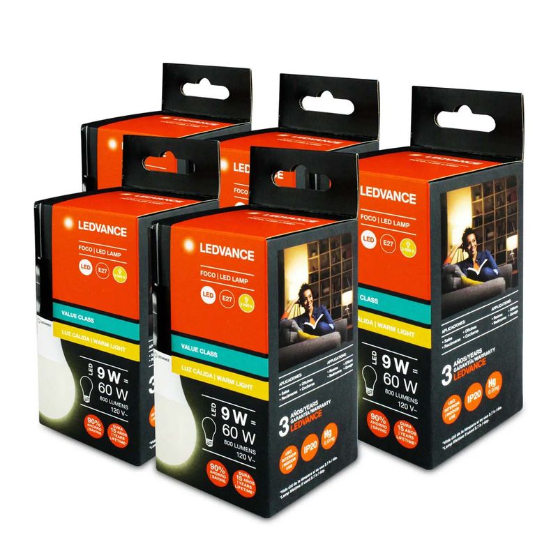 Foco-LED-tipo-bombillo-de-luz-calida-para-interiores-de-9-Watts---800-lumenes-base-E27