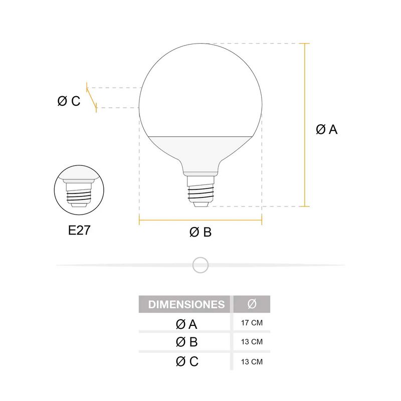 Foco-LED-tipo-globo-de-luz-de-dia-de-15-Watts---1350-lumenes-con-base-E28