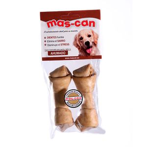 Hueso ahumado # 4 - 5 de varios sabores para perros; pack x 2 - MAS CAN