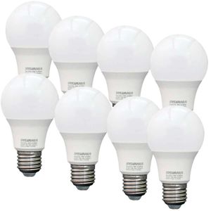 Foco LED tipo bola de 9 Watts de luz de día para boquillas E27. pack x 6 + 2