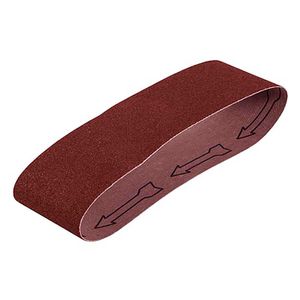 1 banda de lija 3 x 21" p/madera grano 60 en paquete de 5 - TRUPER