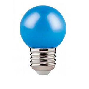 Foco LED tipo gota de 1.2 Watts de 8 lúmens luz de color azul para boquilla E27 - LEDVANCE