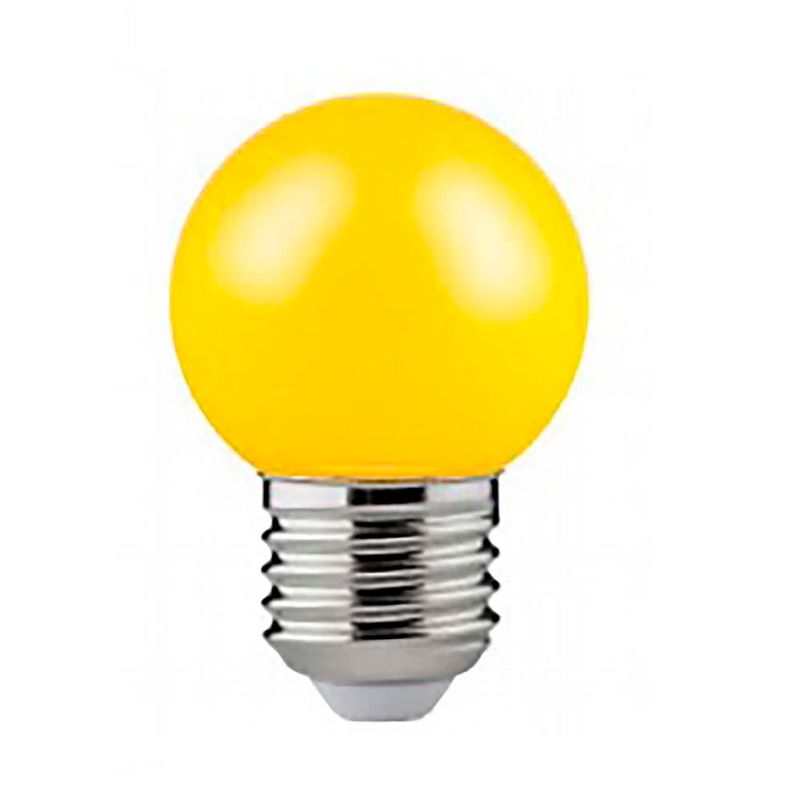 Foco-LED-tipo-gota-de-1.2-Watts-de-8-lumens-luz-de-color-amarilla-para-boquilla-E27