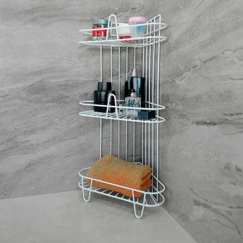 Organizador-de-baño-esquinero-de-estructura-metalica-de-3-niveles-recubierta-en-polietileno-anti-oxido