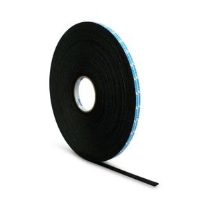 Cinta doble faz de espuma de polietileno de 12 x 3 mm x 25 m. Ideal para montaje de vidrios y aplicaciones industriales - ABRO