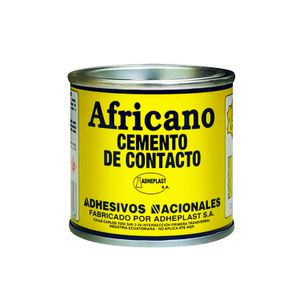 Cemento de contacto para usos especiales como pegar sueldas, parquet, caucho, incluso metal - AFRICANO