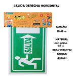 Letrero-rigido-de-18-cm-x-13-cm-horizontal-con-mensaje-SALIDA-DERECHA