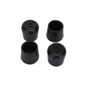 Regatón redondo plástico de 1-1/4 pulgadas para sillas con patas metálicas; pack x 4 - WRT
