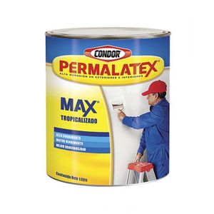 Pintura vinil-acrílica que protege y decora interiores y exteriores; 1 LT - CONDOR