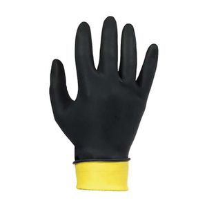 Guantes de caucho bicolor multiusos de talla 9; 1 par - MASTER