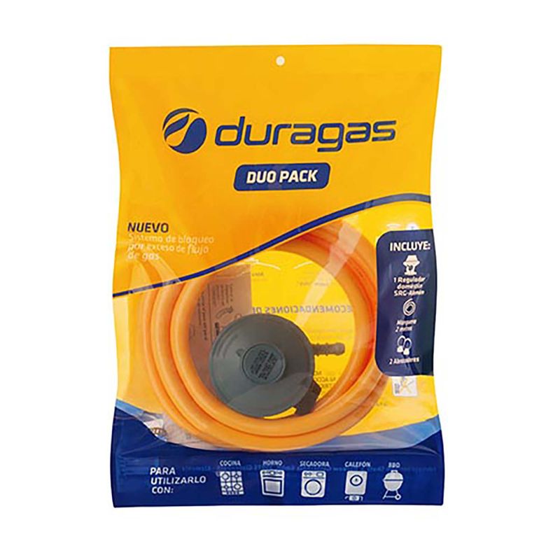 Kit de regulador para gas butano con manguera de 1,5 m