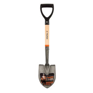 Pala cajuelera redonda, puño "D" mango de madera - TRUPER