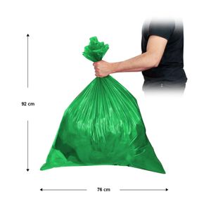 Fundas para basura de uso industrial. Reforzada grosor tipo 1 de 76 x 92 cm - LA LIMPIADORA
