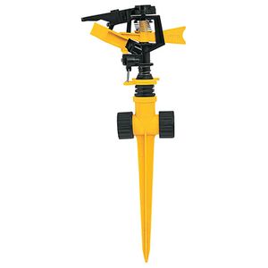 Aspersor plástico dos vías, estaca de 14 cm - PRETUL