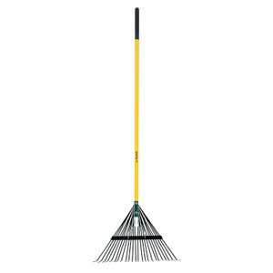 Escoba metálica para jardín, recta, 24 dientes, mango 54" - TRUPER