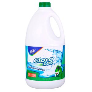 Cloro super concentrado desinfectante multiusos; 1 gl - KRIK