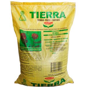 Tierra negra orgánica para cultivo de plantas y árboles en general; 25 kg - CRIBOSOL