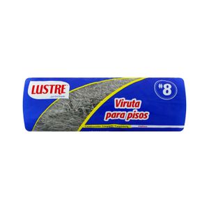 Viruta lana de acero #1 para pisos de vinilo, baldosas y remoción de óxido - LUSTRE