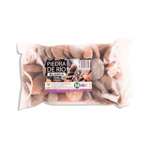 Piedra de río decorativa de varios tamaños; 2 KG - MABESSA