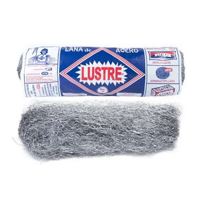 Viruta lana de acero #4 para pisos de vinilo, baldosas, parquet y remoción de óxido - LUSTRE