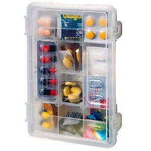 Caja organizadora plástica de 12 cm x 18 cm con 10 espacios - RIMAX