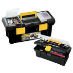 Combo-de-cajas-de-herramientas-mediana-de-18--y-pequeña-de-12--Con-broches-plasticos-para-almacenar-herramientas