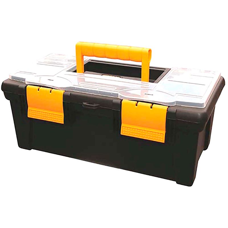 Caja-de-herramientas-plastica-mediana-de-16-pulgadas-con-tapa-transparente-y-baul-multiservicios
