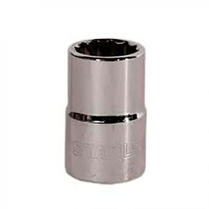 Dado de 19 mm Estándar métrico 12 Puntas Fabricado en acero Cromo Vanadio. Acabado en cromo - STANLEY