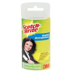 Repuesto removedor de pelusas , lanas, hilos y polvos de prendas de vestir; pack x 20 hojas - SCOTCH BRITE