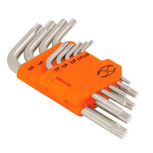 Juego de 9 llaves torx con organizador abatible - TRUPER
