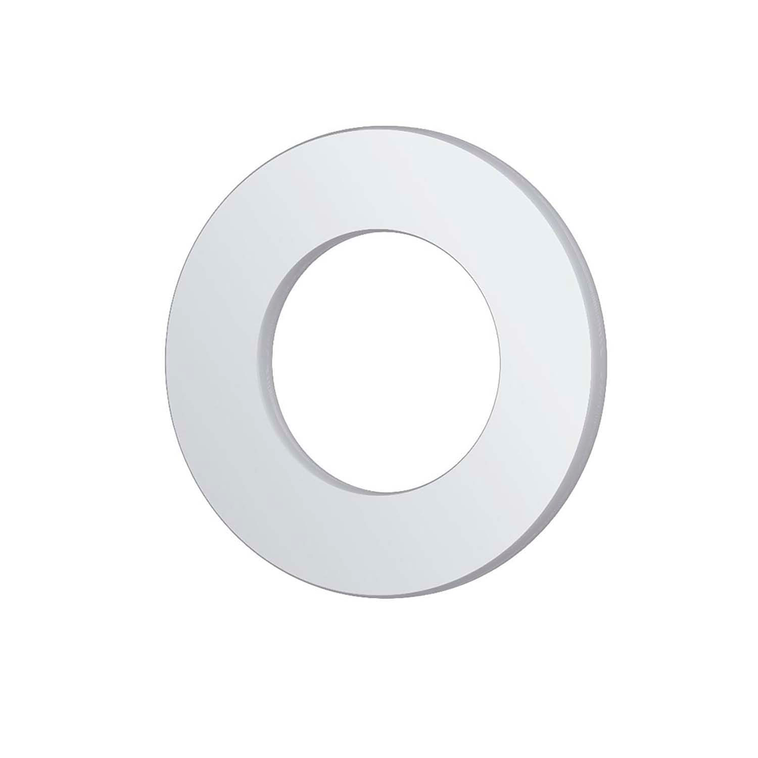 Rodela plana de acero galvanizado 1/2 pulgada; pack x 10 Funda 1U ...