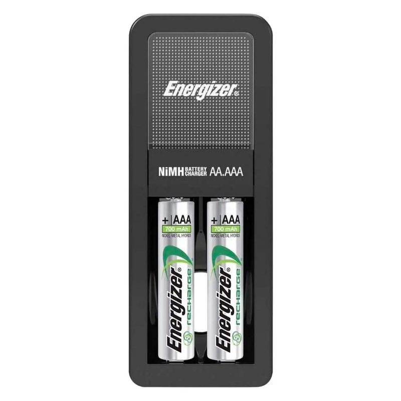 CARGADOR PILAS DURACELL 2 PILAS RECARGABLES AA DE 1700 MAH 2 PILAS