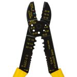 Pelador-de-cables-Multiusos-para-Electricistas-de-9-1-4--Mango-con-recubrimiento-plastico-pela-cables-redondos-y-planos