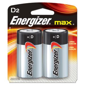 Pilas tipo D; pack x 2 - ENERGIZER